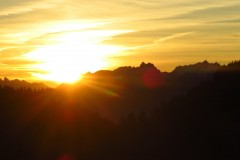 Sonnenuntergang Bocksberg